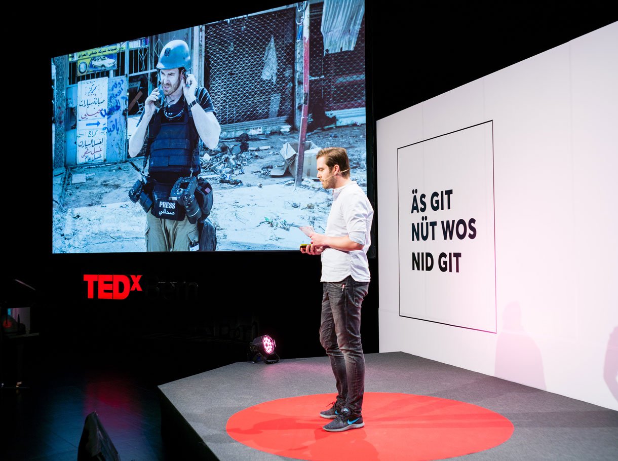 Reference image TEDxBern, stage