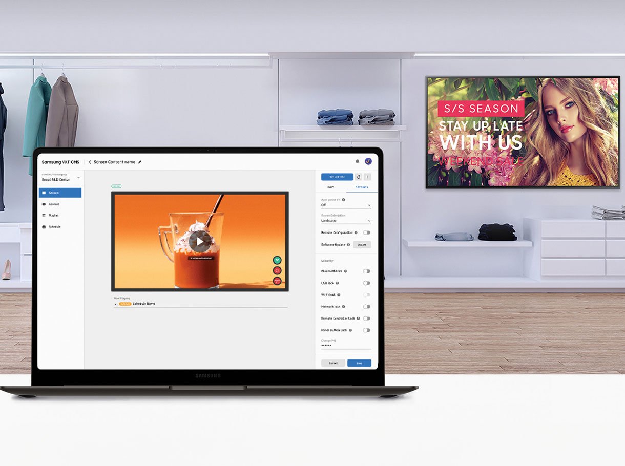 Samsung VXT: The cloud platform for smart digital signage