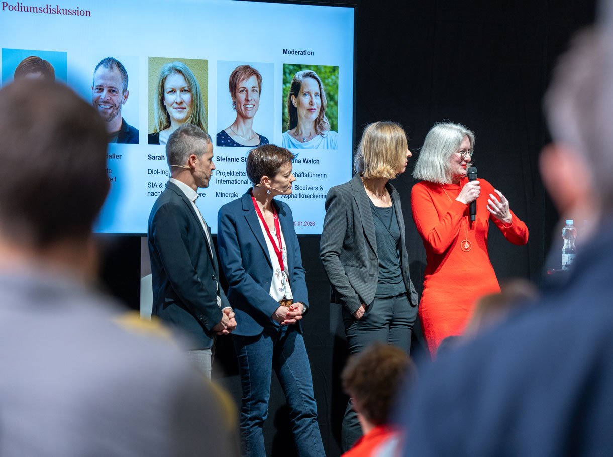 Panel discussion, Lab, Swissbau 2026, Basel, Kilchenmann AG