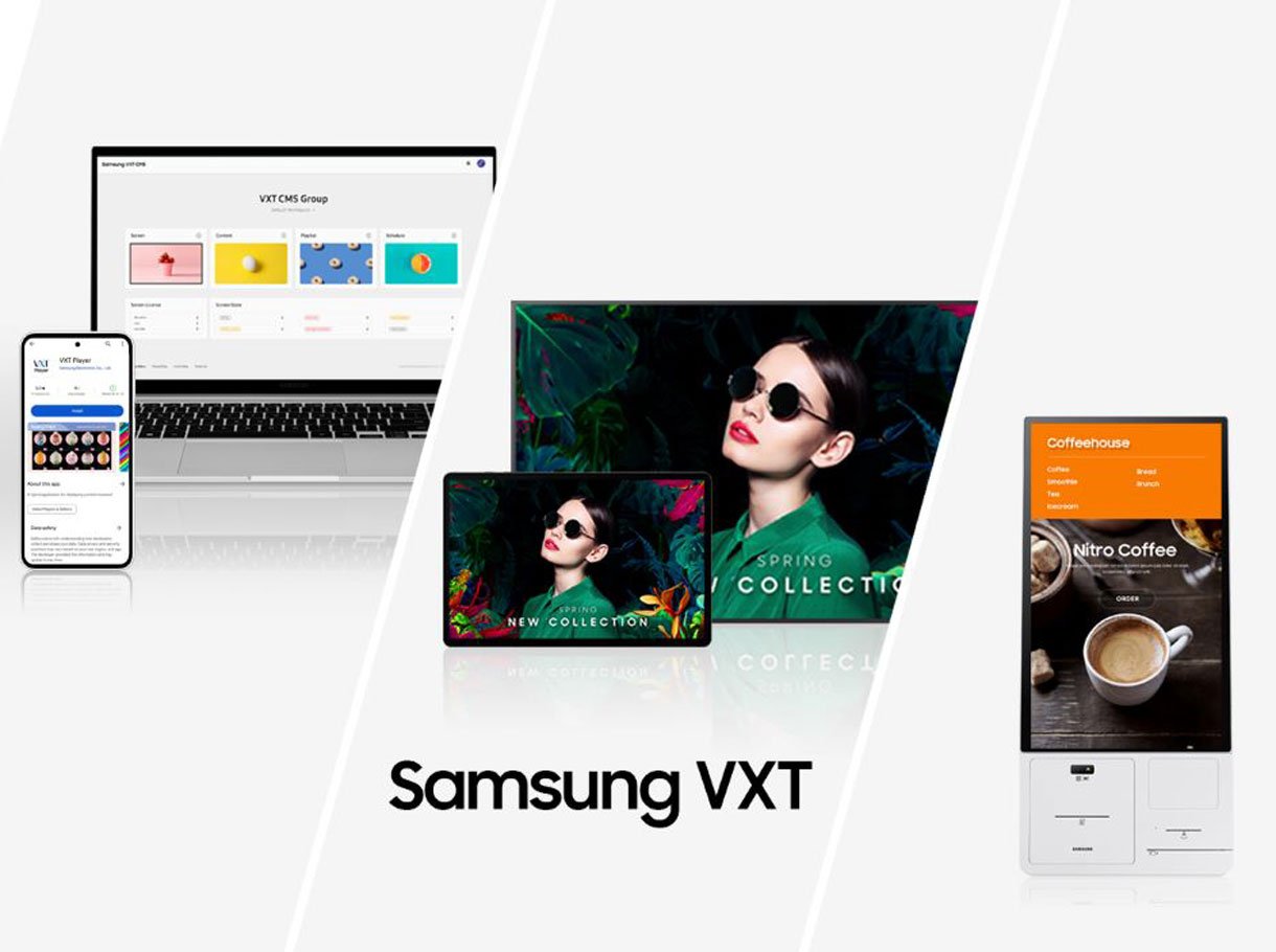 Samsung VXT: The cloud platform for smart digital signage