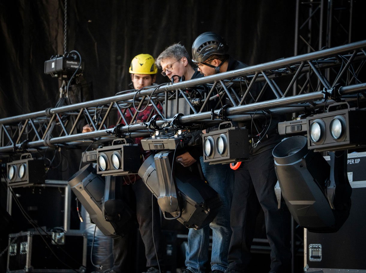 Setup, Main Stage, Marketplace, Adelboden Live 2026, Kilchenmann AG Setup, Main Stage, Marketplace, Adelboden Live 2026, Kilchenmann AG