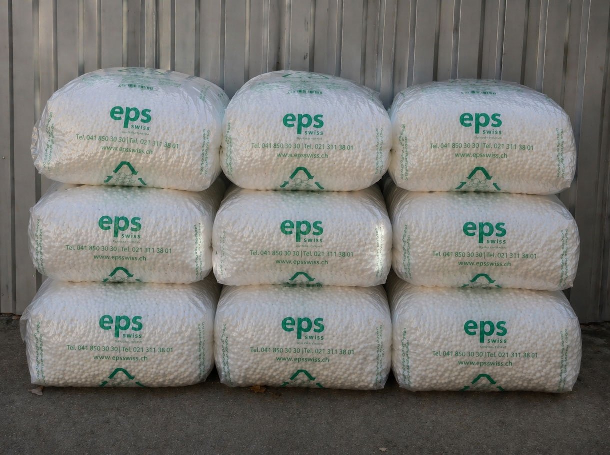 Filled EPS bags, sustainability, Kilchenmann AG
