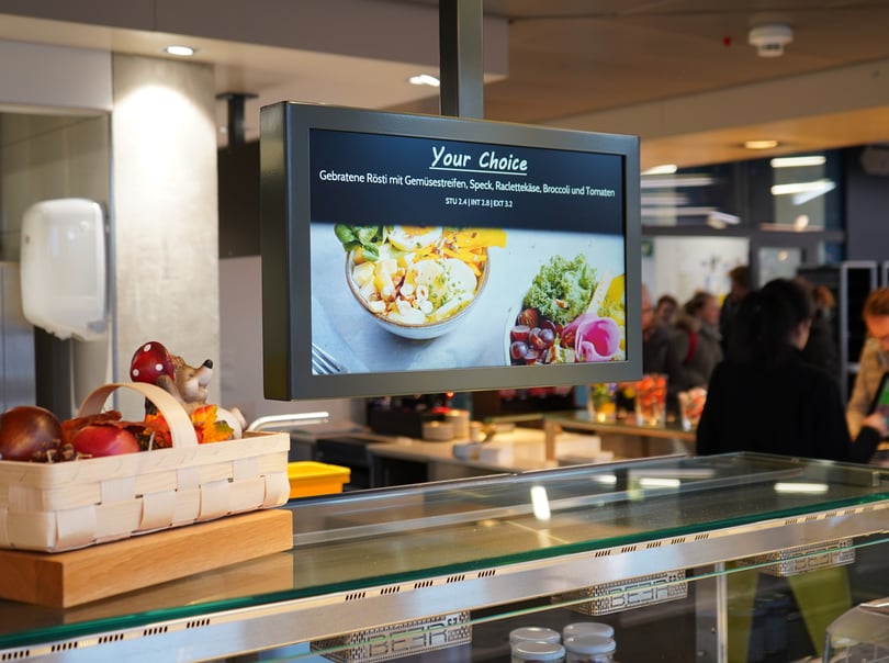 Digital Signage - Display for Menuolan