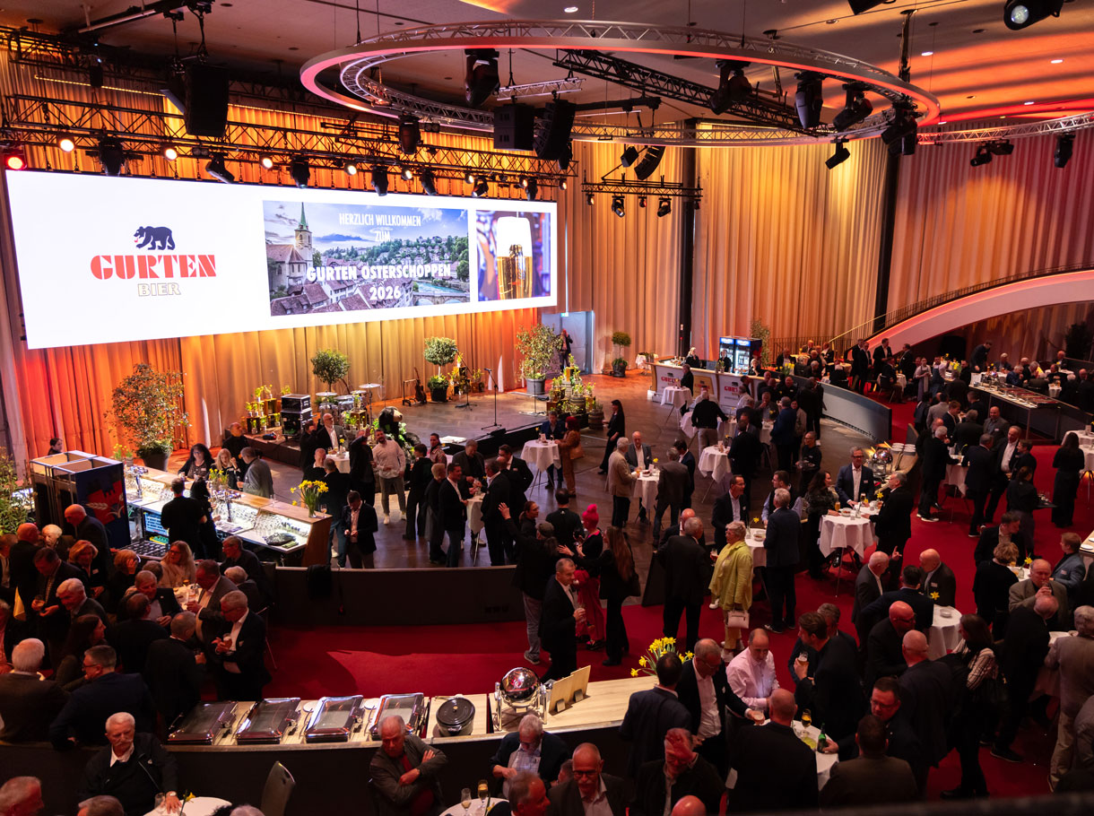 Arena, Feldschlösschen Easter Beer 2026, Kursaal Bern, Kilchenmann AG