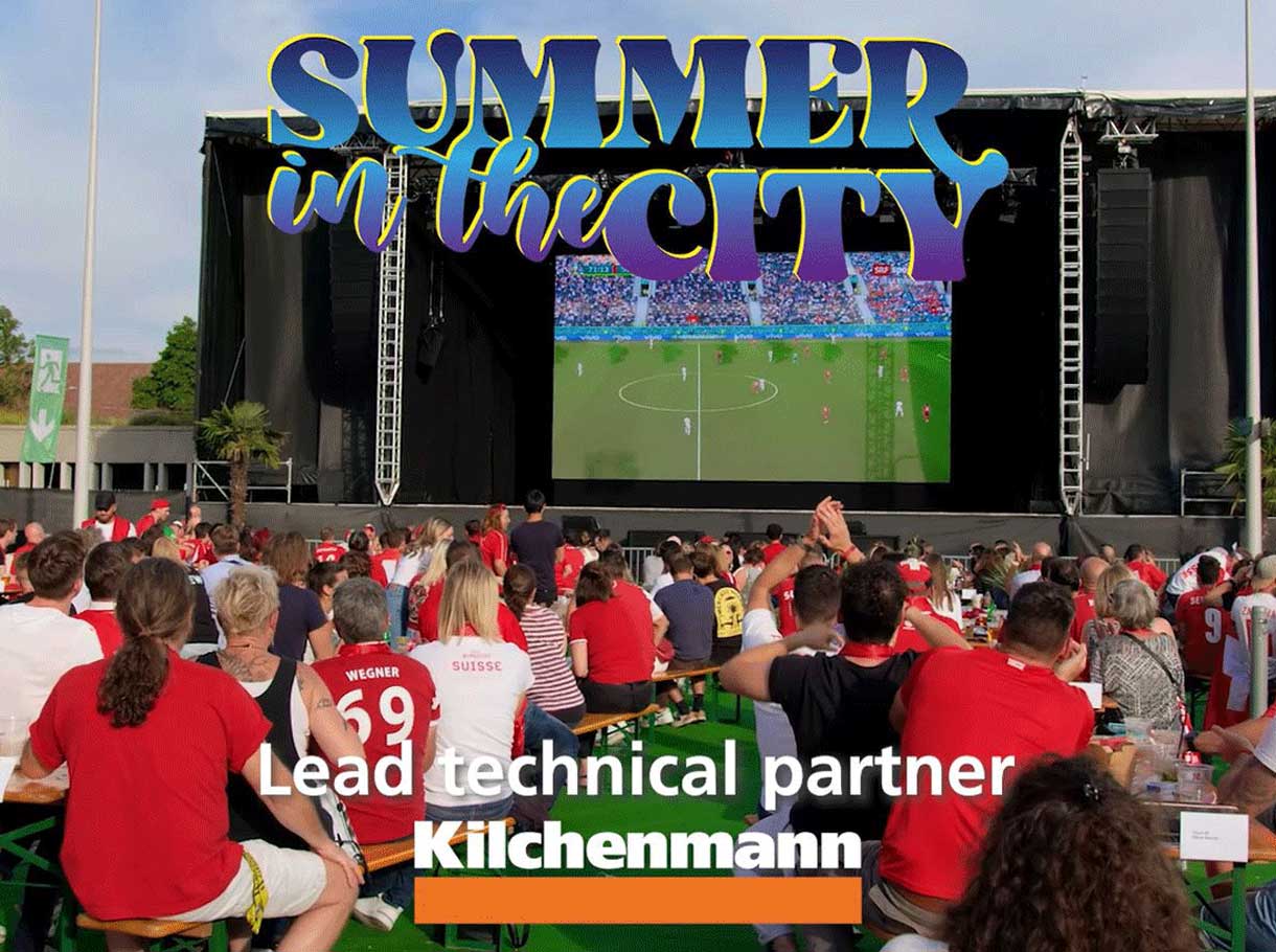 BernExpo "Summer in the City" with event technology from Kilchenmann