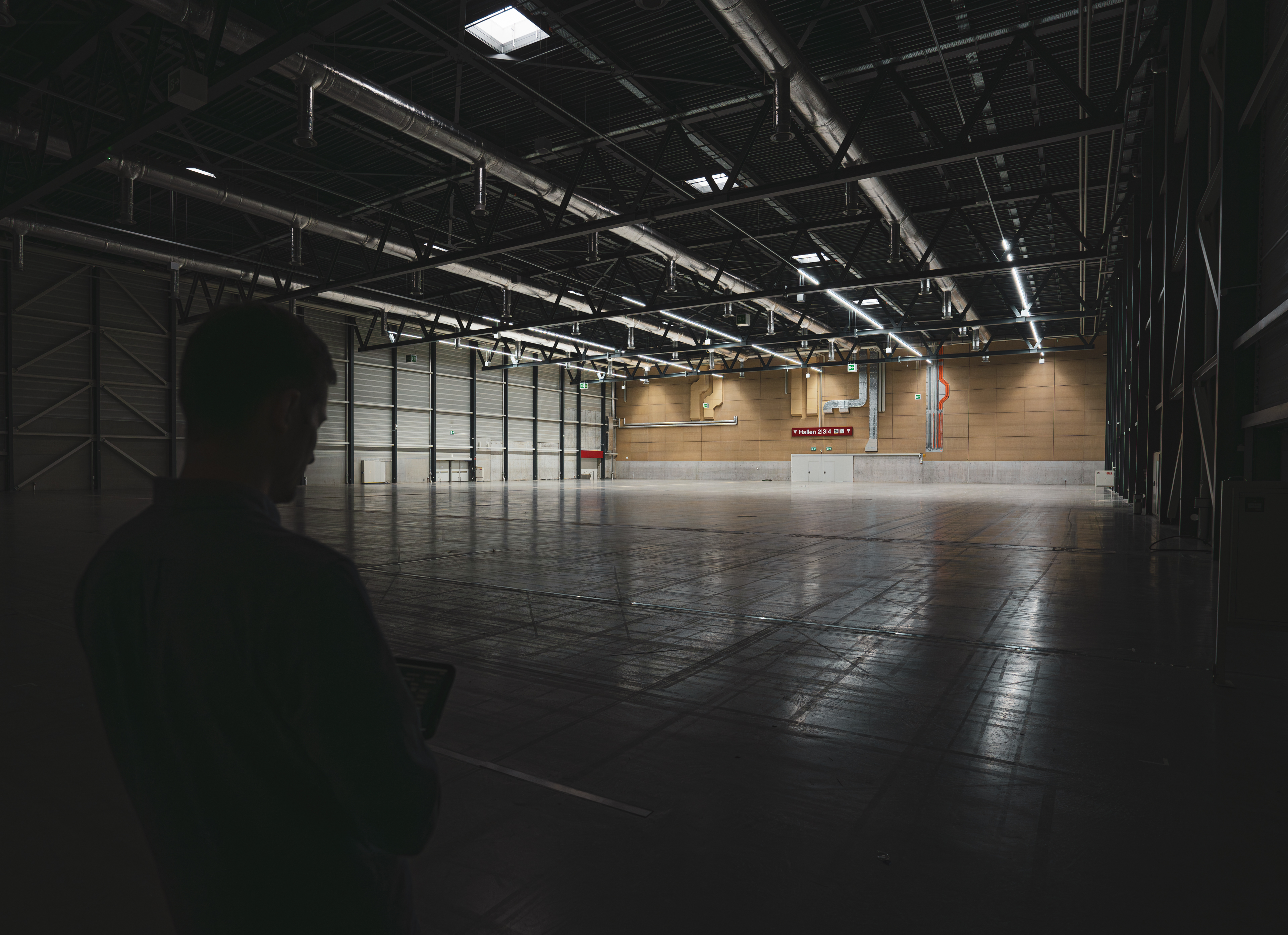 Lighting design at the Lucerne Exhibition Center